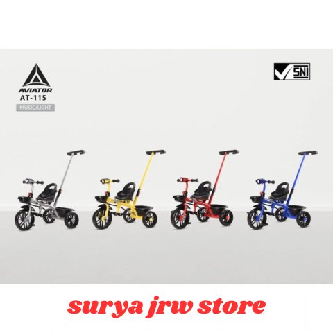 SEPEDA ANAK RODA 3 AVIATOR AT-115 / AVIATOR SEPEDA ANAK RODA 3