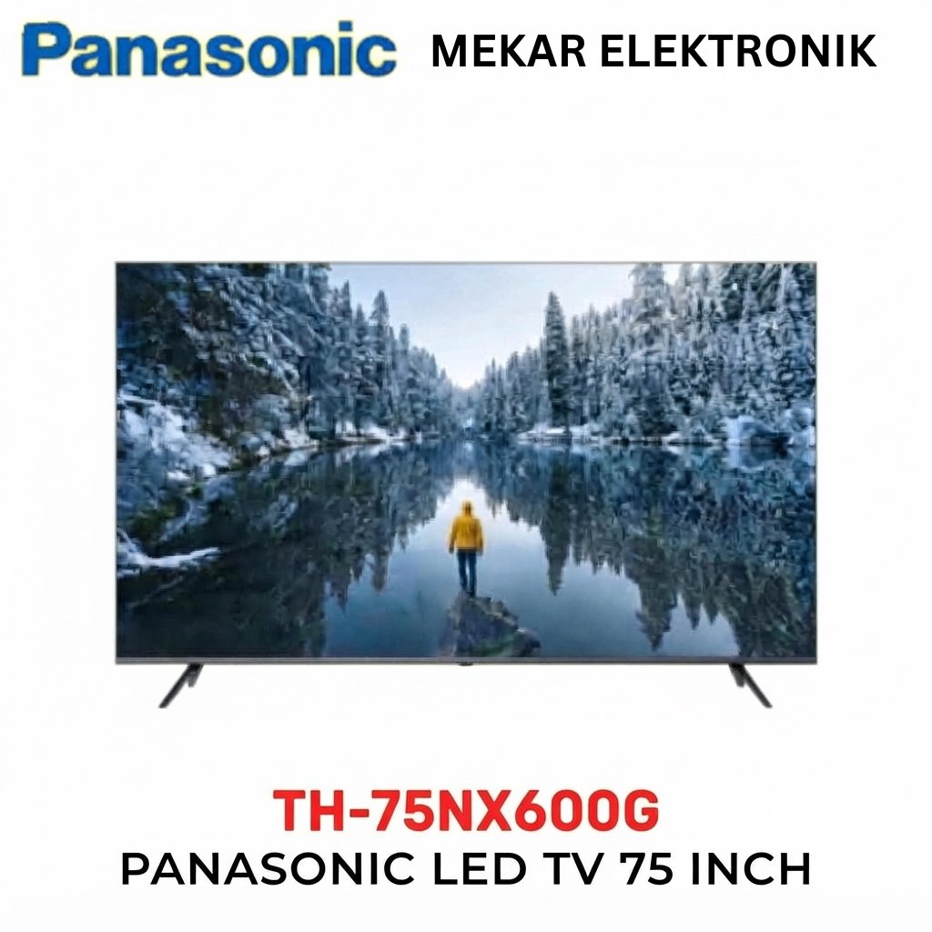 PANASONIC TV Led 75 Inch 4K HDR Google TV - TH-75NX600G