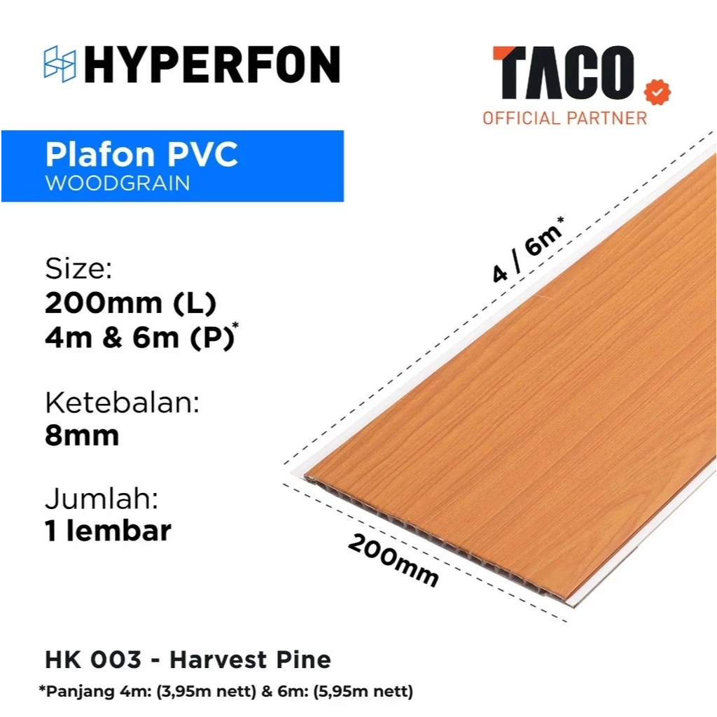 HK 003 HYPERFON Plafon PVC by TACO