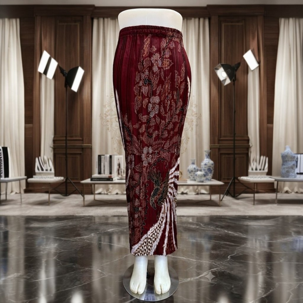 Rok Plisket batik motif terlaris / bawahan kebaya / rok batik / rok plisket batik jumbo / rok batik 