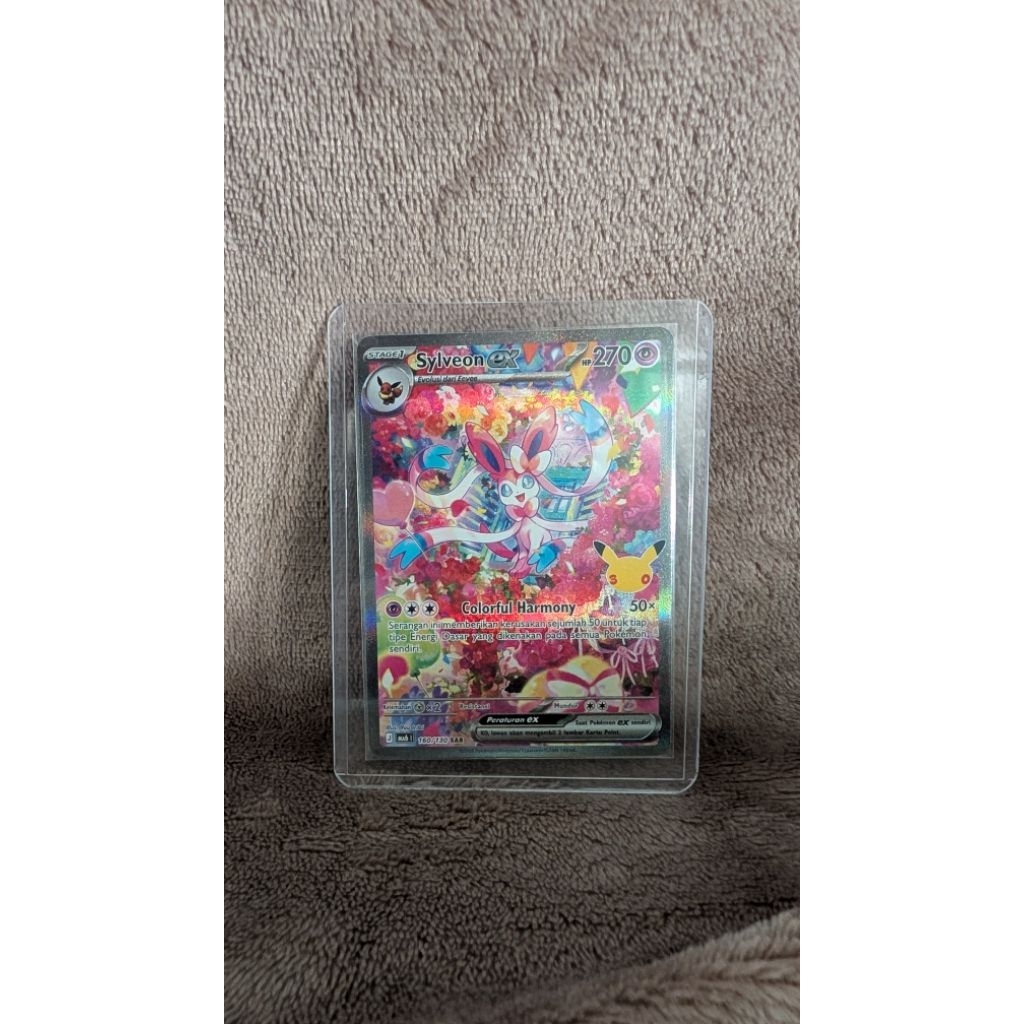 TCG Pokemon ID - Sylveon EX SAR 30th Anniversary Celebration