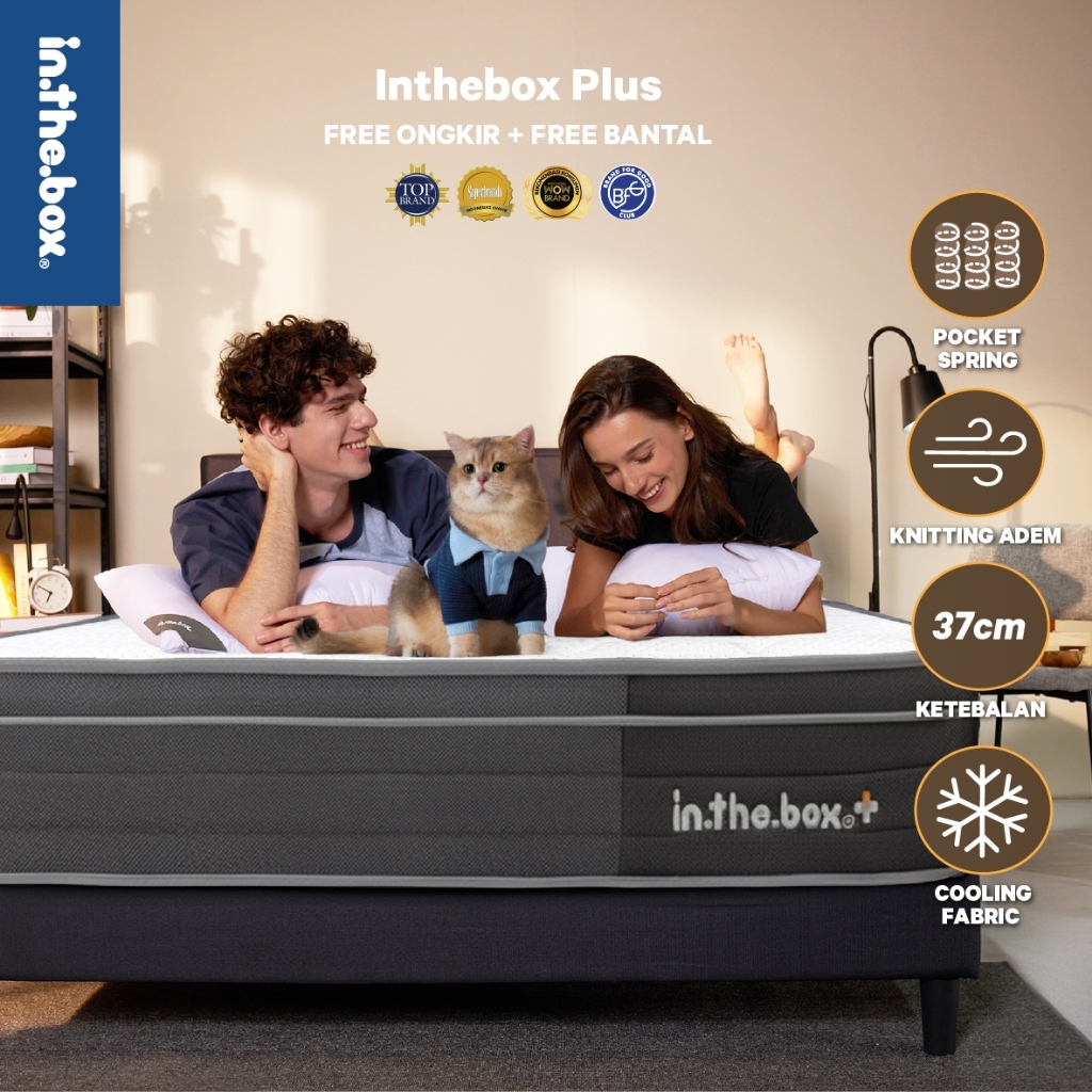 INTHEBOX Ukuran 180 x 200 | FREE 2 Bantal 