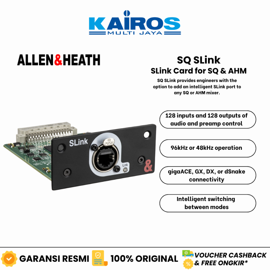 ALLEN&HEATH SQ SLink Card for SQ & AHM