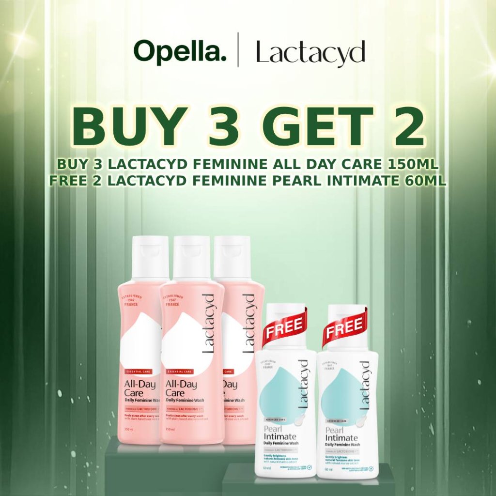 [Buy 3 Get 2] Lactacyd All Day Care Feminine Wash 3x150mL - Pembersih Kewanitaan untuk Melindungi da