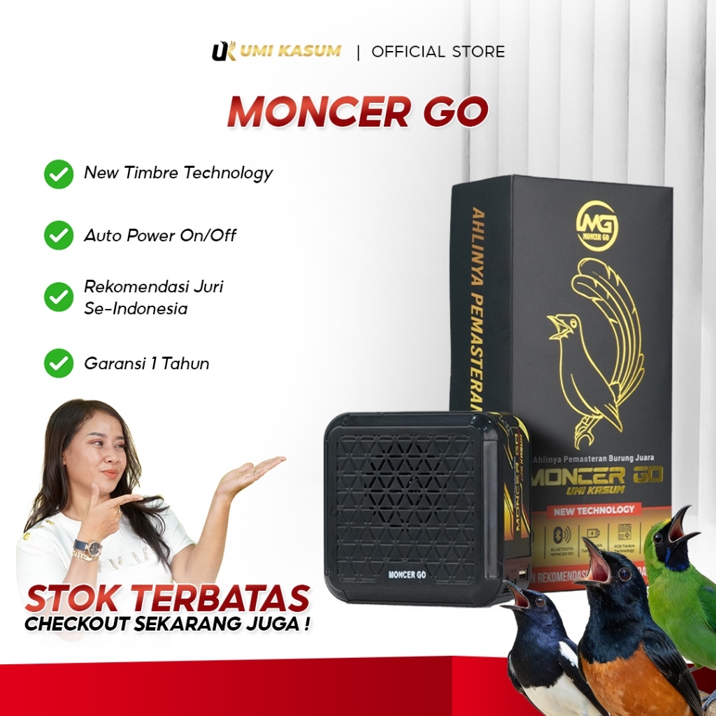 [KHUSUS LIVE] Moncer Go Speaker Pemasteran Burung Teknologi Terbaru