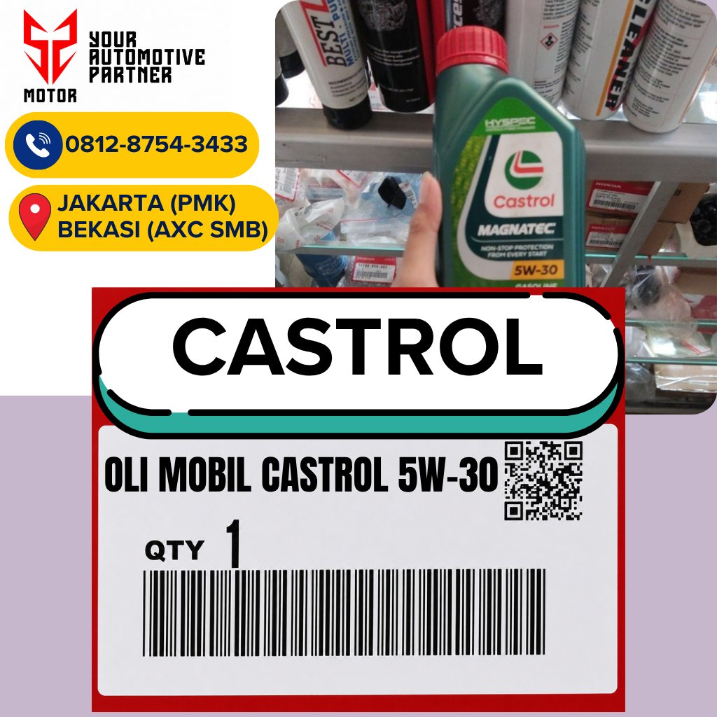 OLI MOBIL CASTROL MAGNATEC 5W-30 CHERY