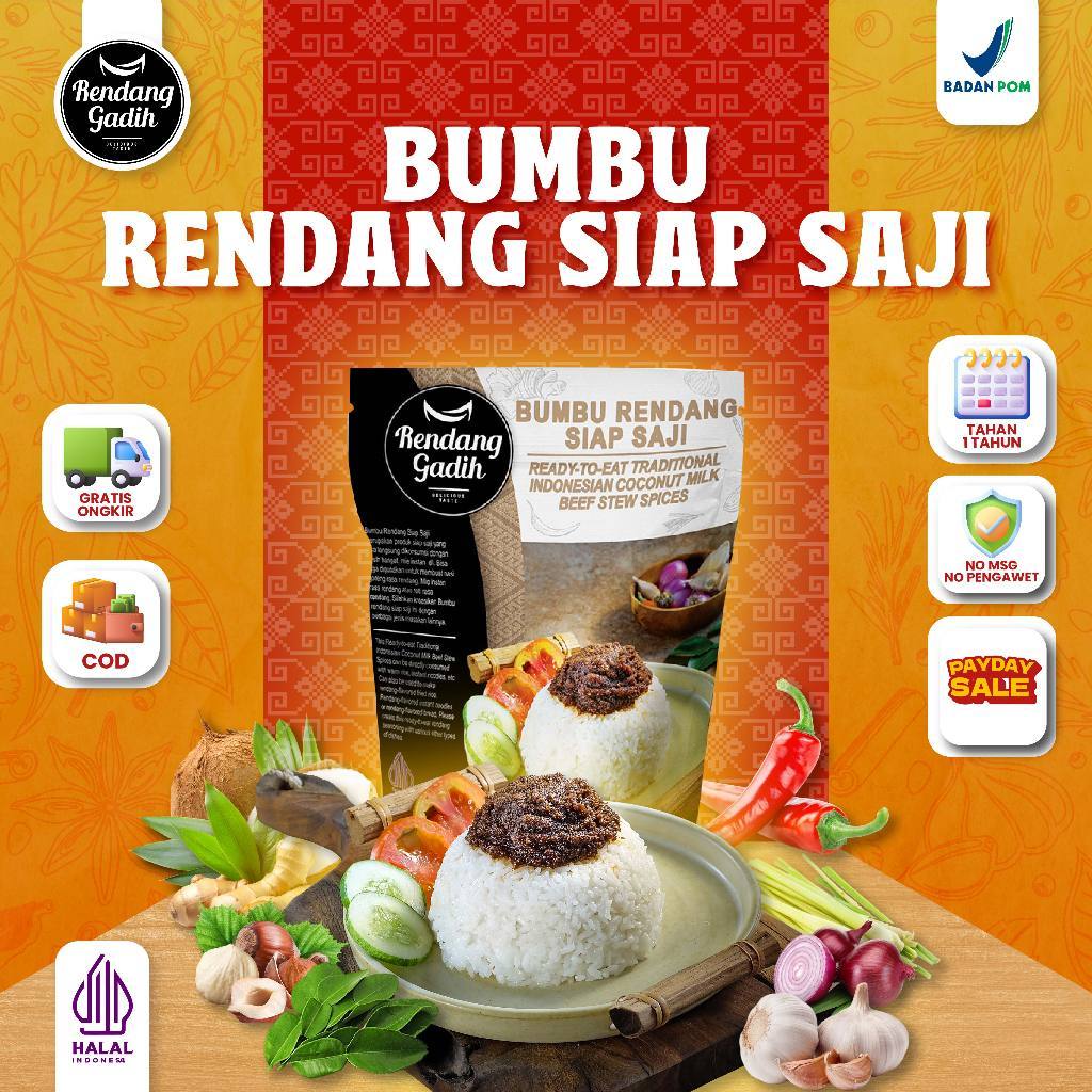 Rendang Gadih - Bumbu Rendang Siap Saji 250 g
