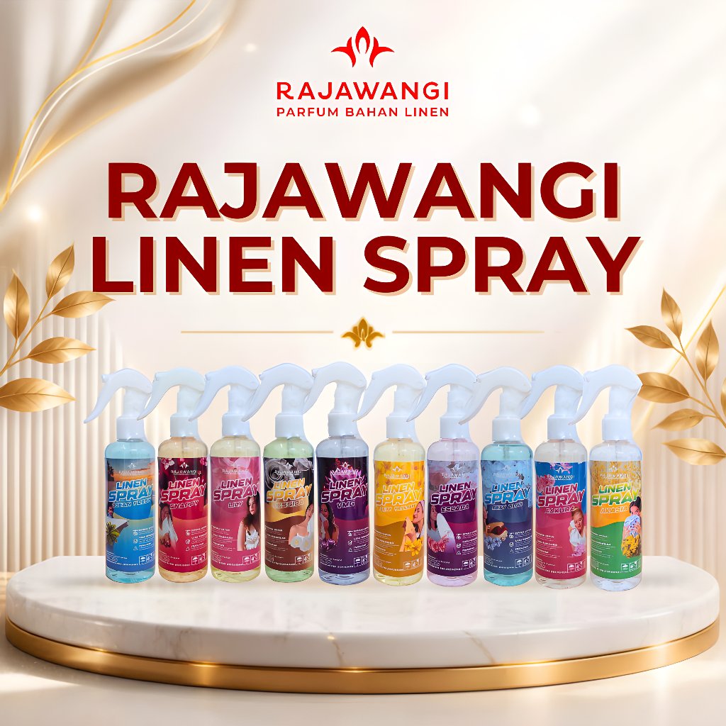 Rajawangi Linen Spray 250ml / Parfum Linen Spray Tahan Lama