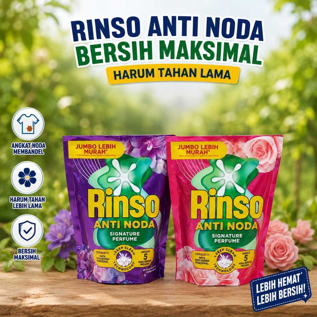 Rinso Deterjen Cair 1.5 Liter Anti Noda