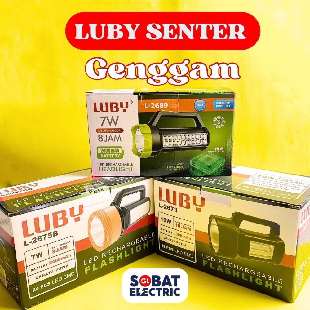 Senter LED Emergency - Luby Charger