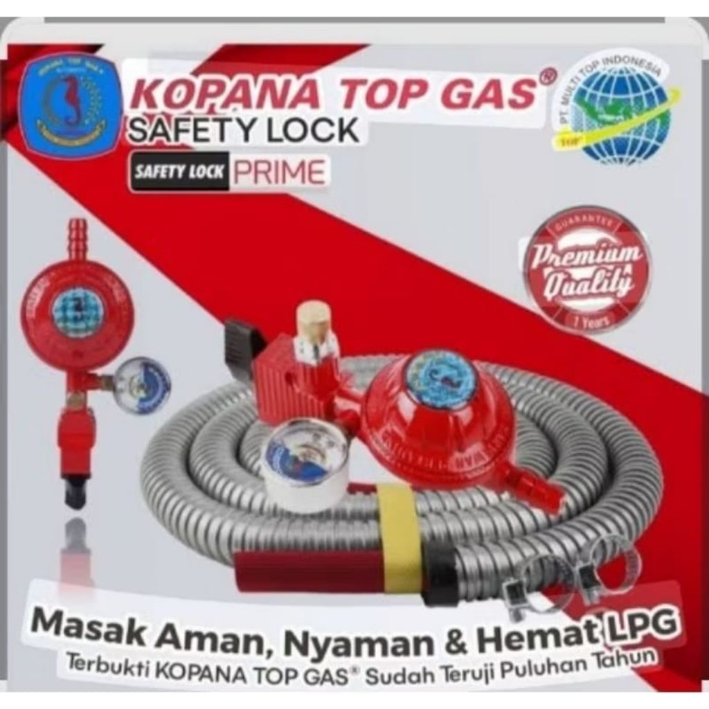 regulator gas kopana Pertamina 100% original ( 1paket )
