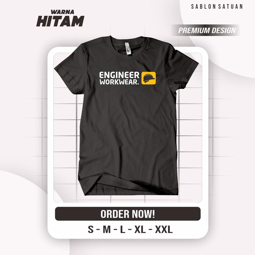 KAOS BAJU ENGINEER WORKWEAR - MMCLOTHING