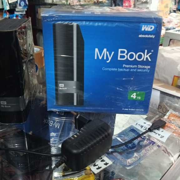 Western Digital WD My Book 4TB HDD External 3.5" Isi Game Wii PC PSP NDS GBA Bekas Second