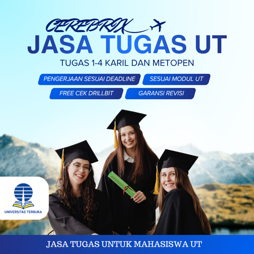 JASA TUGAS 1-4 KARYA ILMIAH DAN METODE PENELITAN | CEREBRIX
