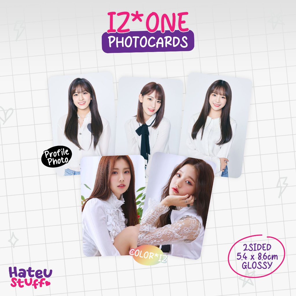 [2018] IZ*ONE Unofficial Photocard COLOR*IZ, Profile Photo (IZONE)