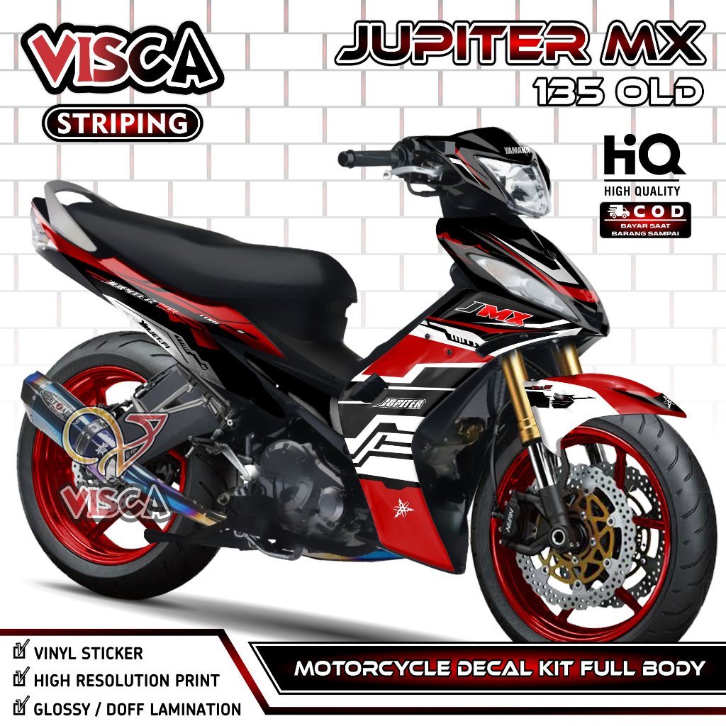 Decal Jupiter MX Old - Stiker MX Old - Dekal MX Old Full Body - Striping Jupiter MX Old Variasi - De