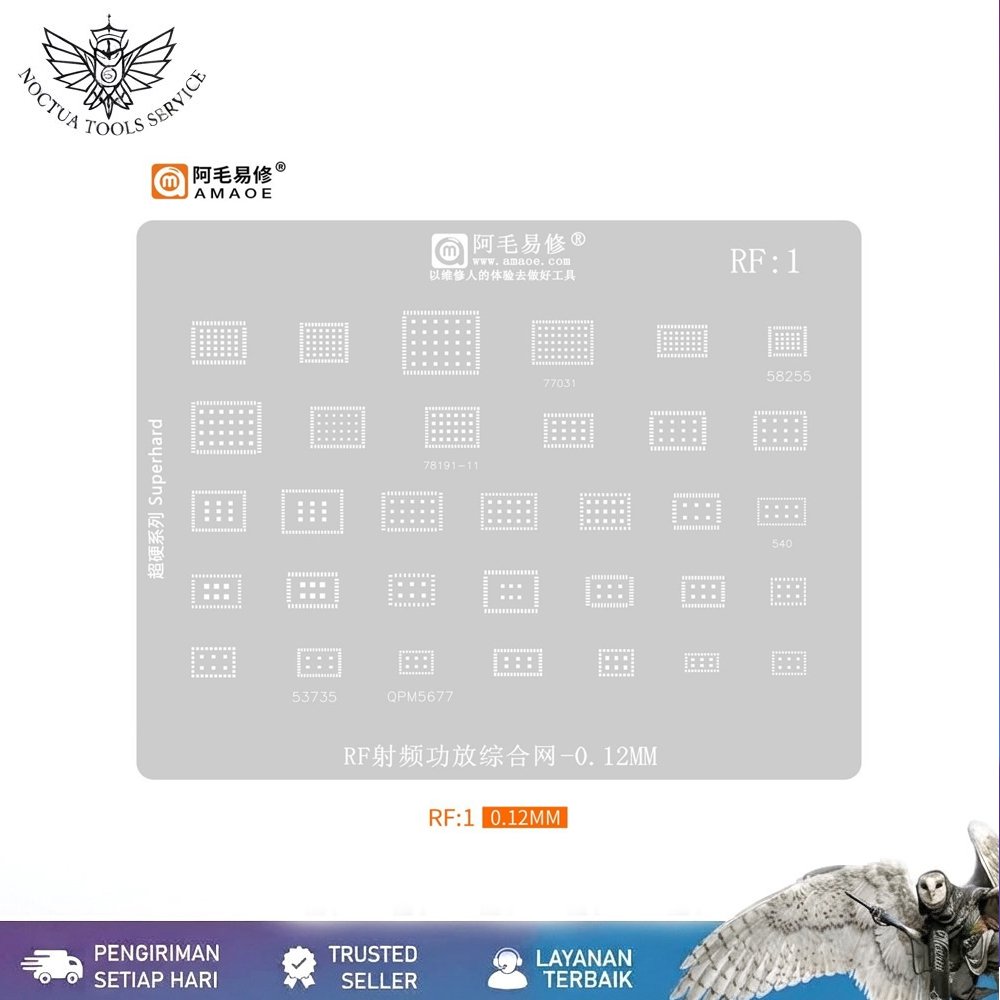 Plat Cetakan Amaoe RF:1 / Cetakan RF1 / Plat Cetakan Amaoe RF:2 / Plat Cetakan RF:3 Amaoe