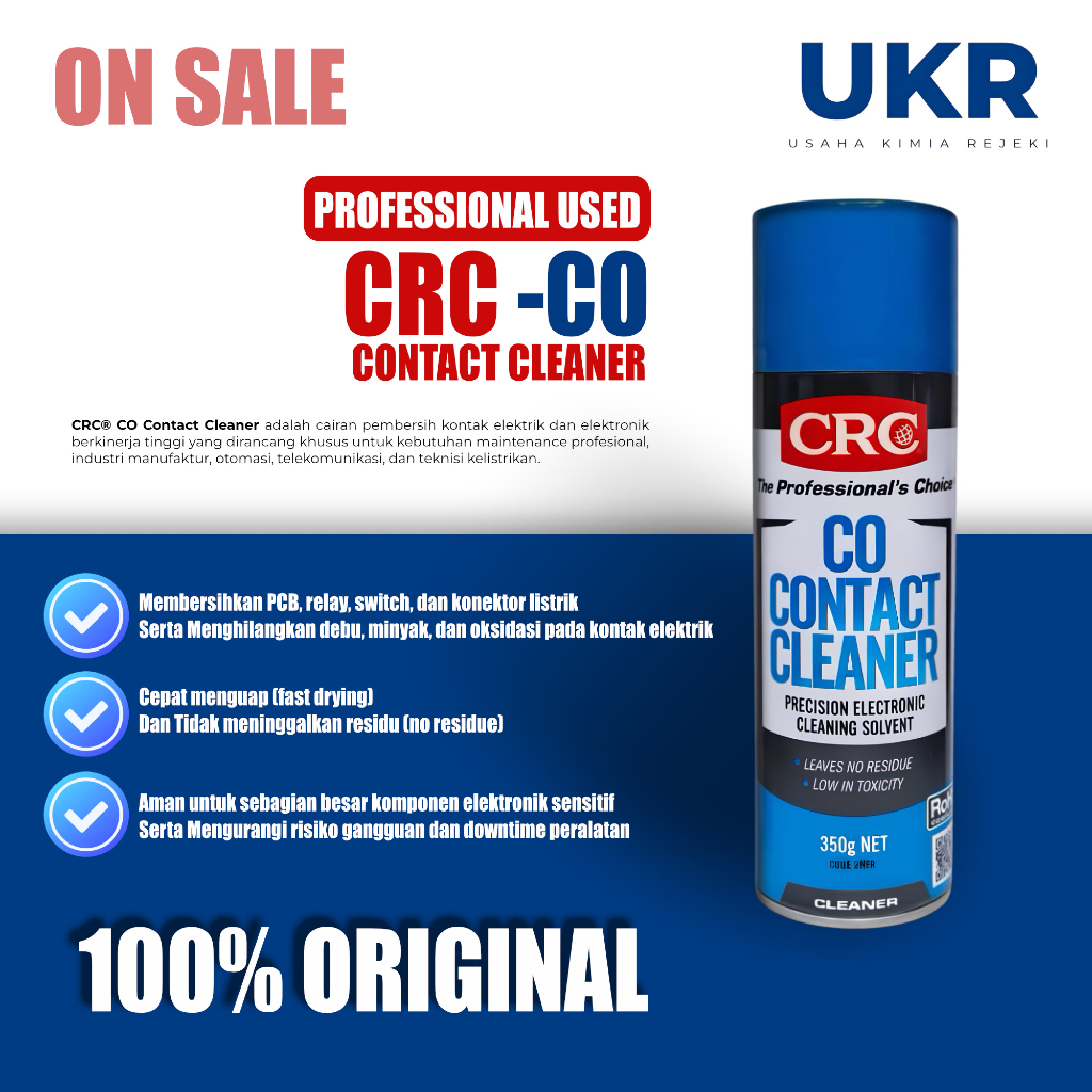 CO Contact Cleaner CRC 350 g Guarantees 100% Original