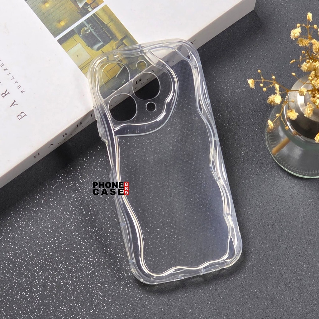 CASE ITEL A90 SOFT CASE MELTING WAVY CHROME CASE G01 ITEL A90