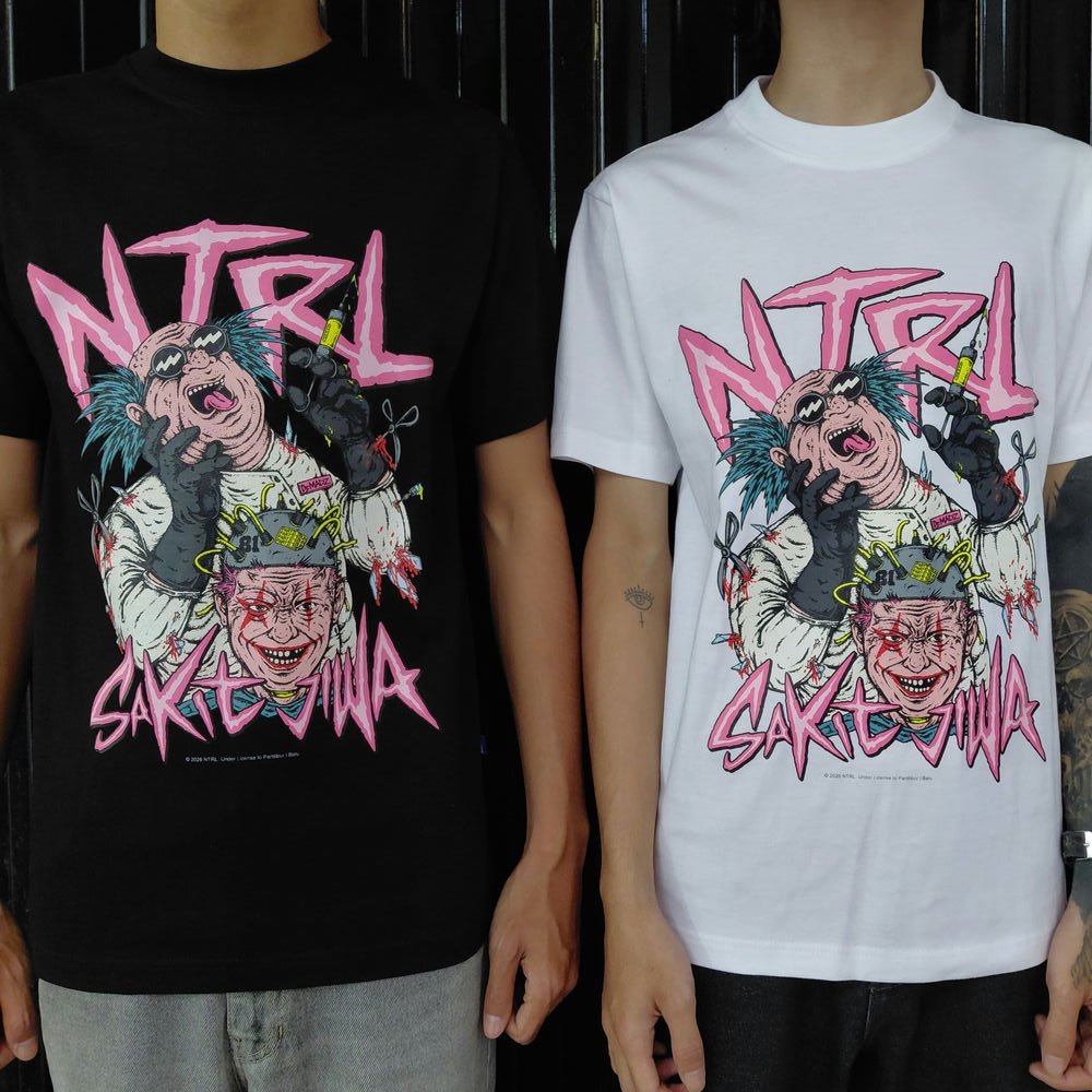 T-Shirt / Kaos Band NTRL - PARTILIBUR Official Merchandise Original
