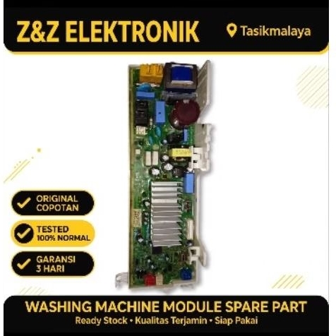 MODUL PCB MESIN CUCI LG FRONT LOADING EBR37068810 ORIGINAL BEKAS NORMAL