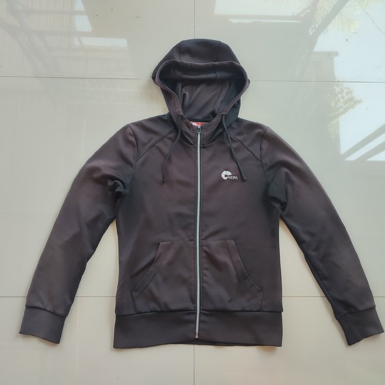 18. Jacket Casual Nepa Minus Size setara M - Pakaian Parasut Harian Running Olahraga