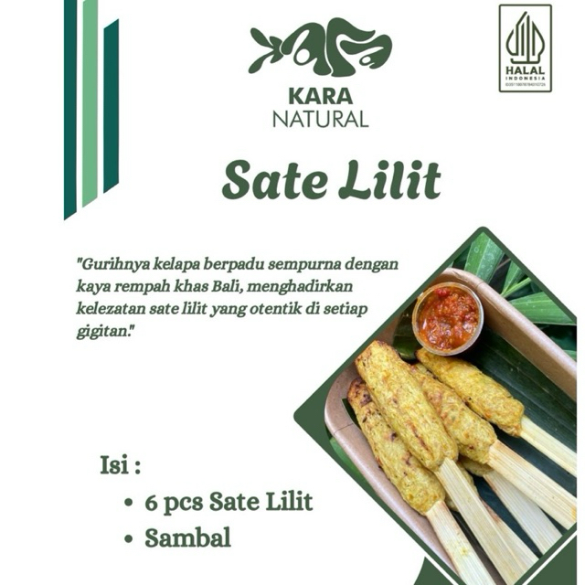 SATE LILIT BALI FROZEN (6 pcs ) | 350gr