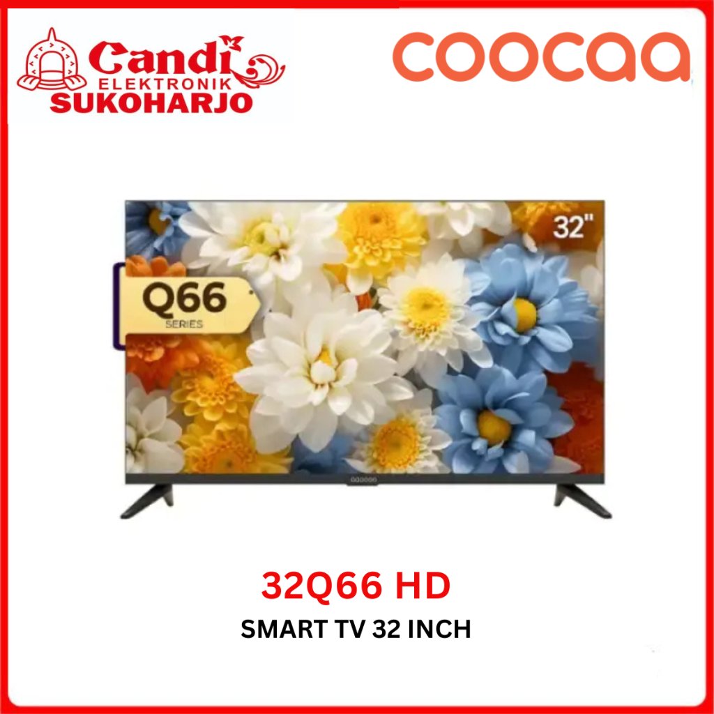 COOCAA Televisi LED Smart TV 32 Inci 32Q66 HD