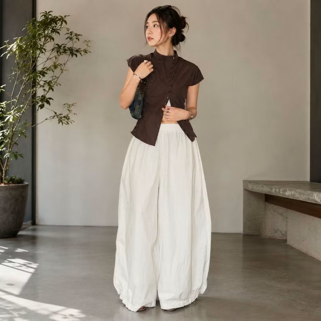 Balloon Wide Pants - Barrel Pants - Celana Balon Standart & Jumbo Wanita