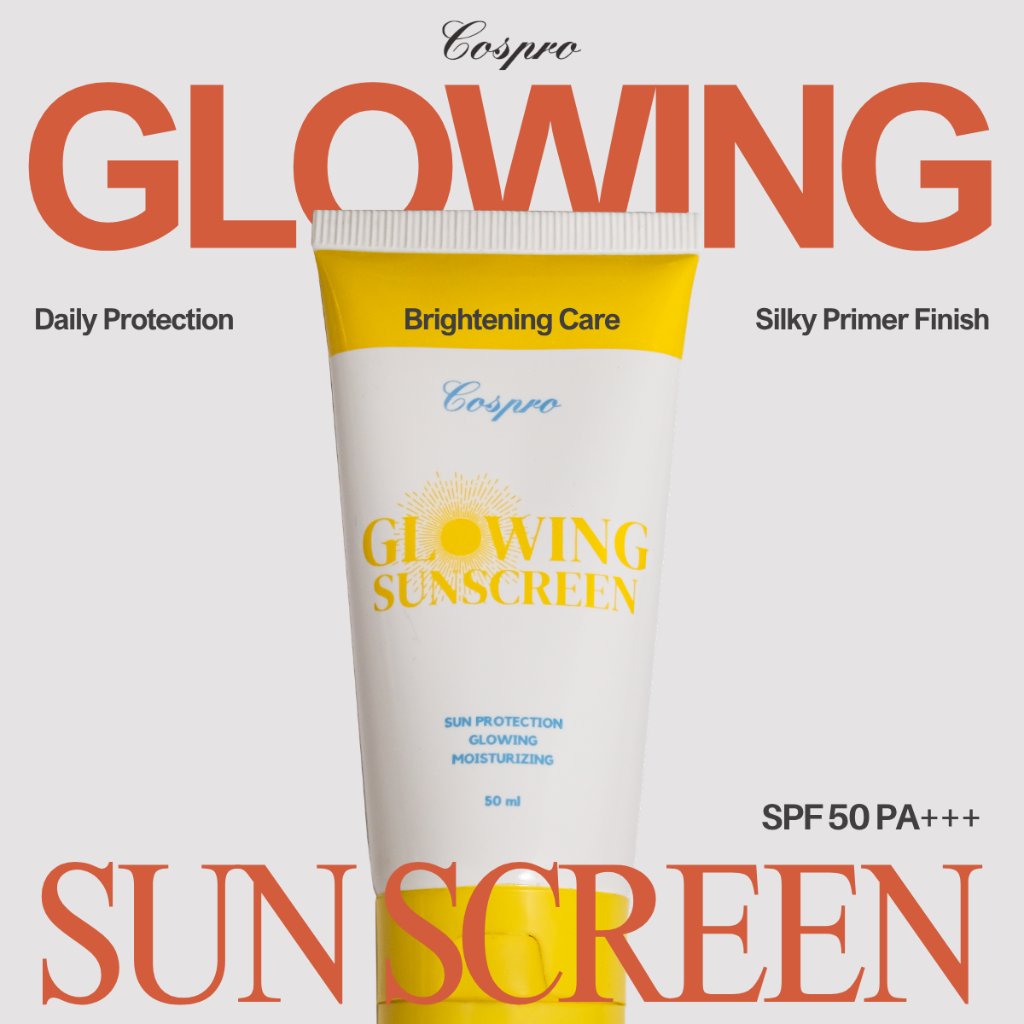 Cospro Glowing Sunscreen SPF 50+++ Glowing Sunscreen BPOM