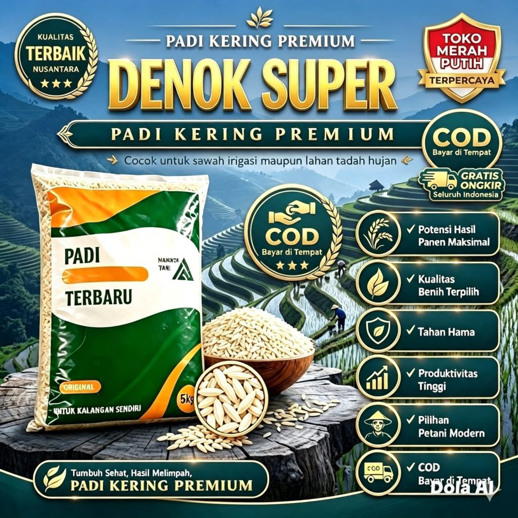 PADI DENOK SUPER KEMASAN 5 KG