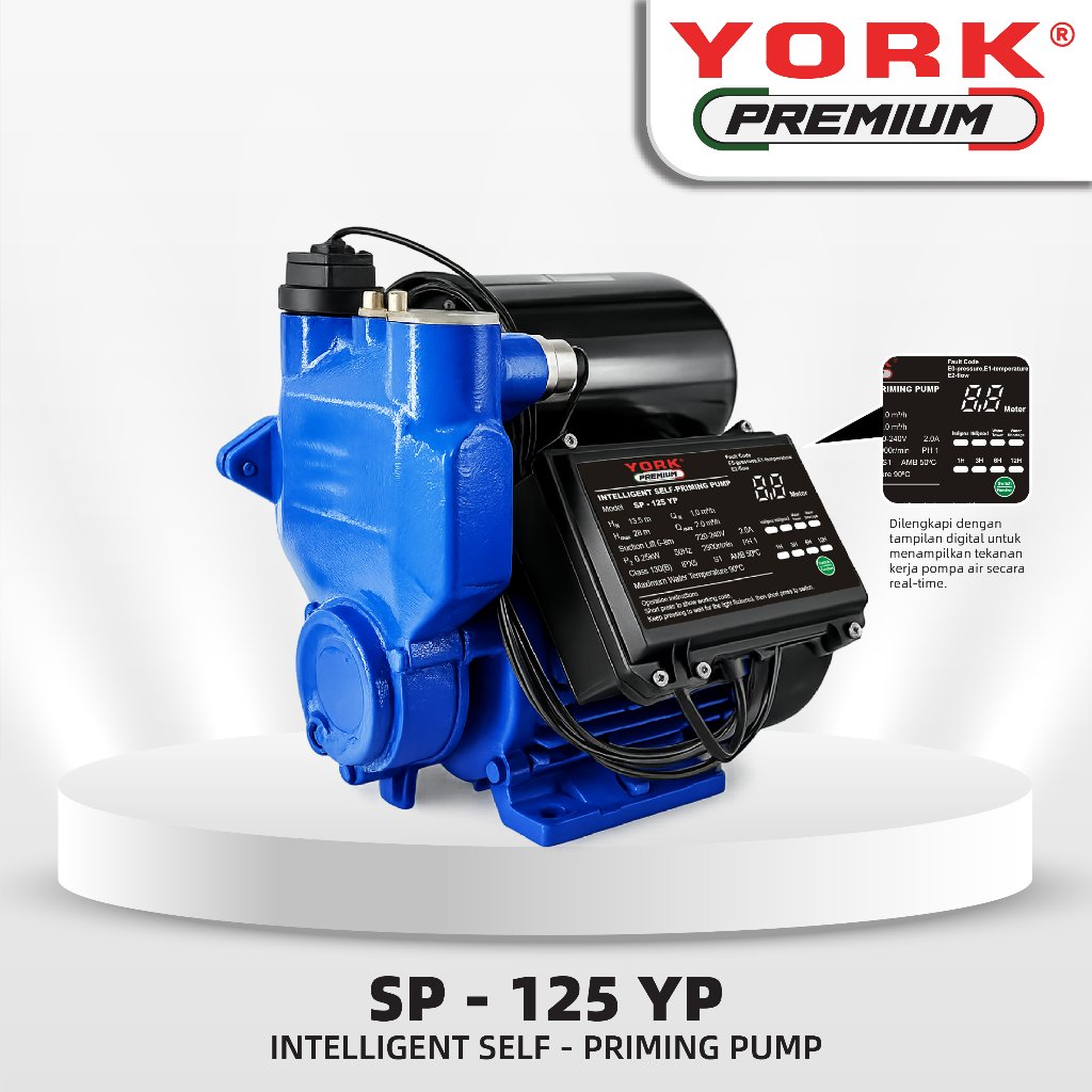 YORK PREMIUM SP SERIES INTELLIGENT SELF - PRIMING PUMP