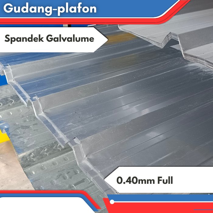 Spandek Galvalum / Spandek 0,40mm FULL / Atap Galvalum / Spandek polos / Atap Spandek