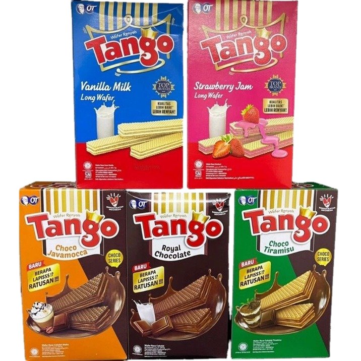 Tango Wafer Berlapis Box All VArian 7gr [20 pcs/box] / Tango Wafer Box