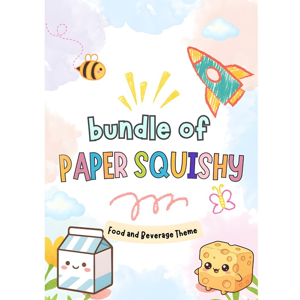 [VIRAL] Paper Squishy Homemade / Mainan Squishy Kertas Lucu Unik Imut Relief Stress / Mainan Anak Ed