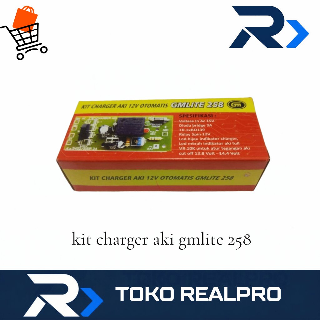Kit Charger Aki 12 V Otomatis GMLITE 258