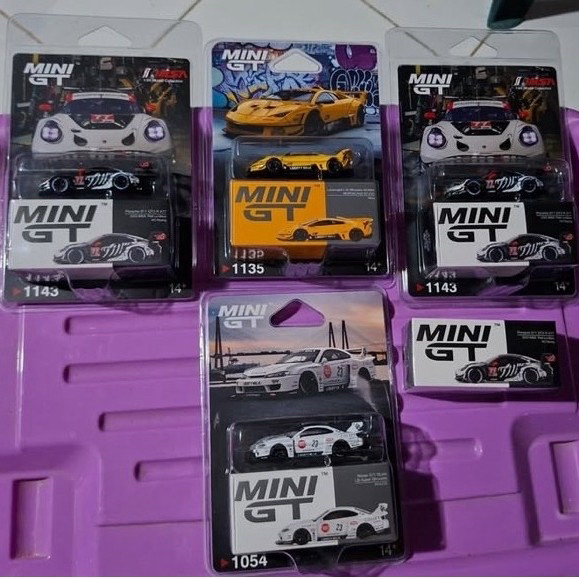 MINI GT Porsche 911 gt3 Skeleton 2pcs
