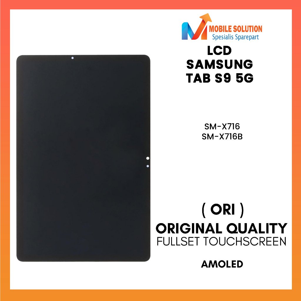 Grosir LCD Samsung Tab S9 5G / SM-X710 / SM-716B - Fullset Touchscreen Original