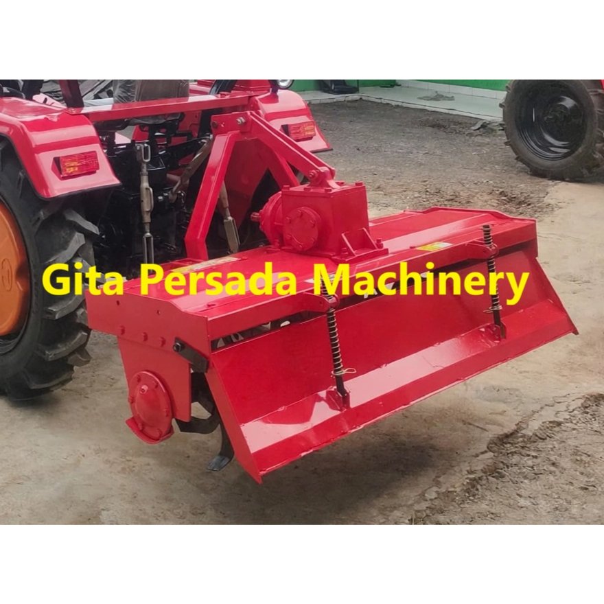Rotary Tiller Traktor Lebar Kerja 140 cm - Implement Traktor Rotary Tiller Untuk Traktor 25 HP dan 3