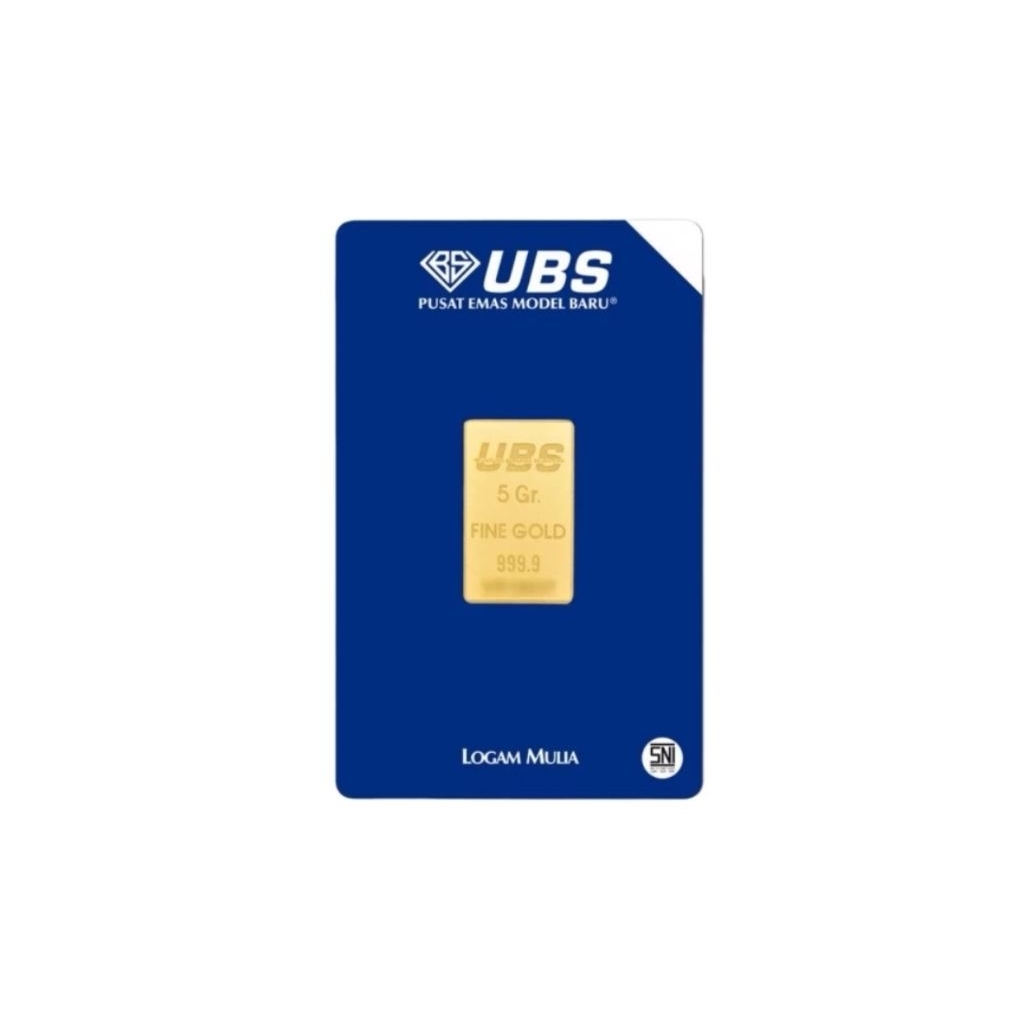 Emas Batangan UBS 5 Gram Murni 24 Karat