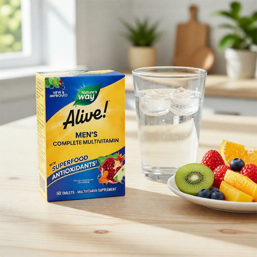 Nature’s Way Alive Multivitamin USA Original/Vitamin Dewasa Pria Wanita/Daya Tahan & Energi
