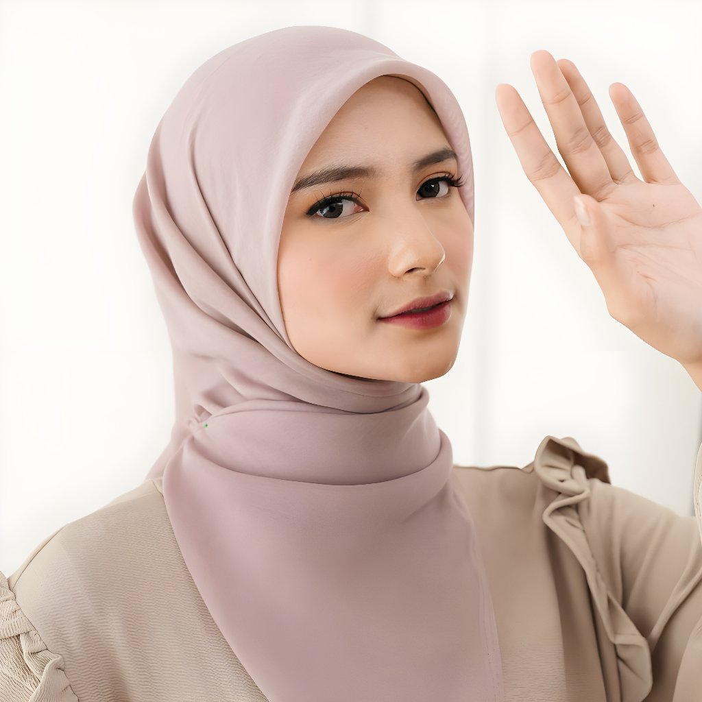 ARA - Hijab Paris Jadul Jahit Tepi Segiempat