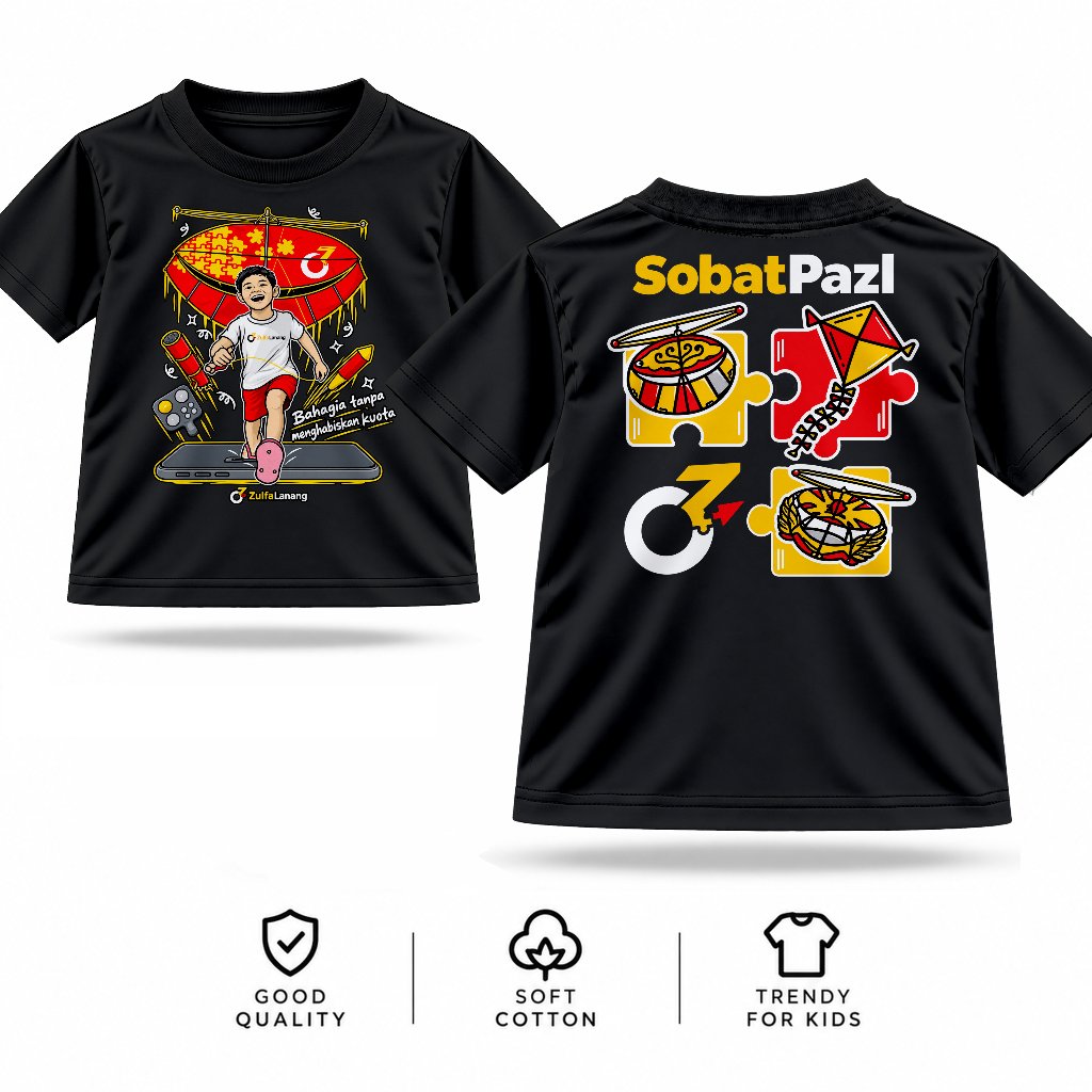 Kaos Zulfa Lanang Layangan - Kaos Zulfa Lanang -Kaos Anak
