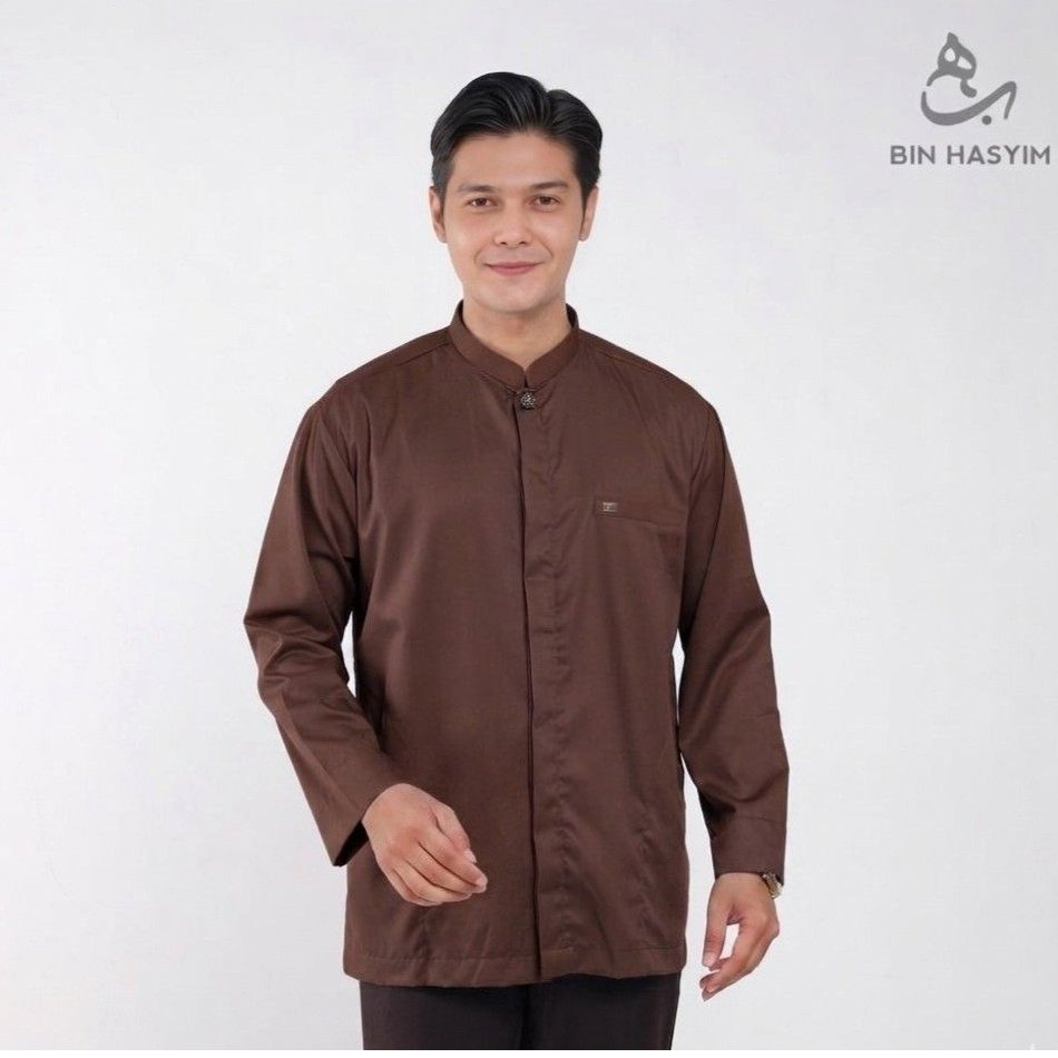 Koko Bin Hasyim Yasir Kancing Model Insekyur Kantong Samping