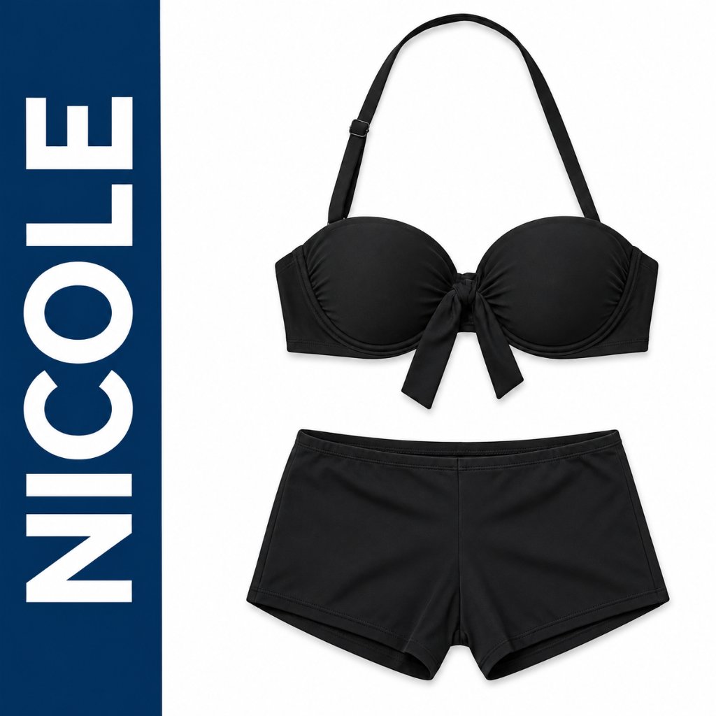 [NICOLE] Bikini Kawat Baju Renang Swimsuit Bikini Pantai Sexy Dress Swimsuit Baju Renang Baju Pantai