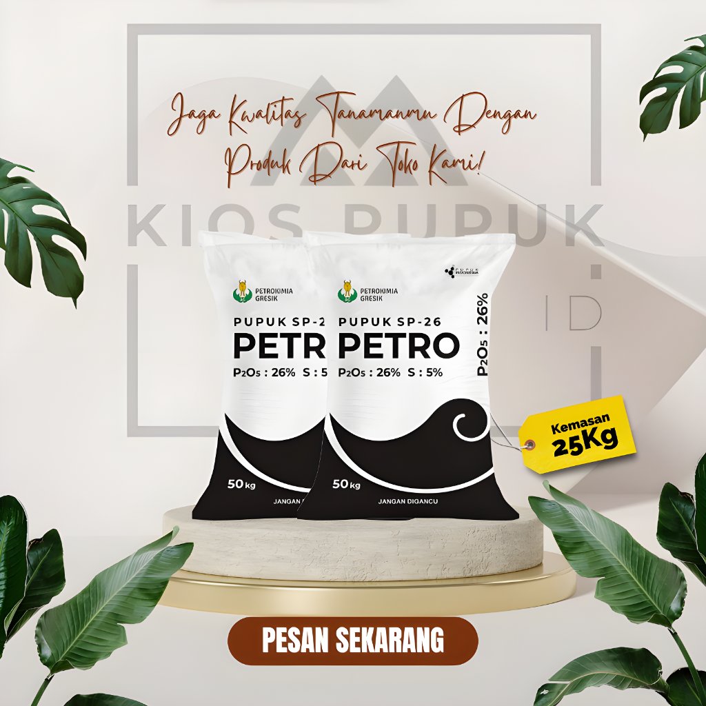 Pupuk SP 26 Petro 25Kg ORIGINAL  pupuk kimia tanaman