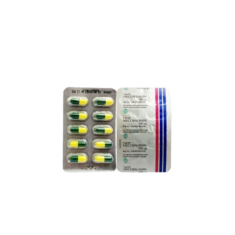 MECOBALAMIN 500MG 1 STRIP 10 CAPSUL