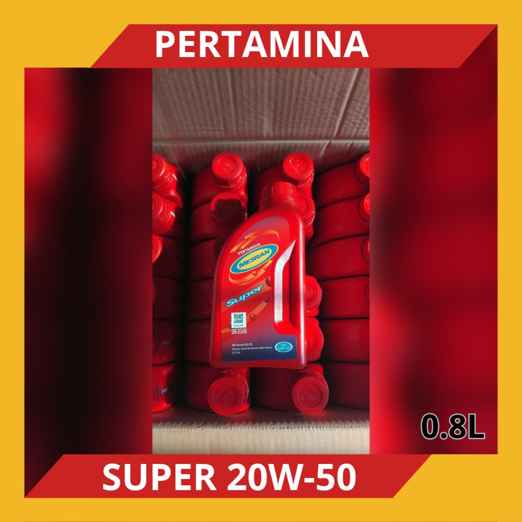 Oli Mesran Super Pertamina 800ml 1 Dus