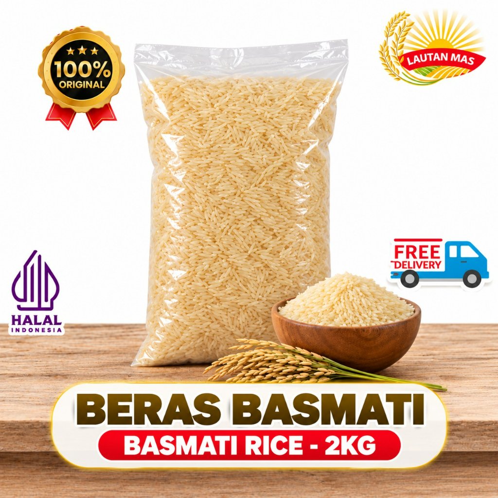 Basmati Rice Beras Basmati 2kg