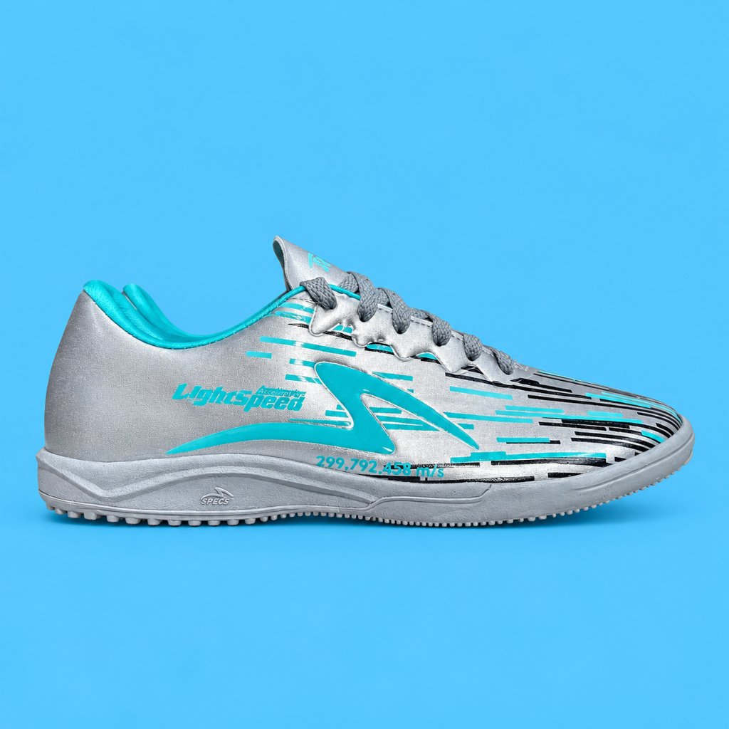 Sepatu Futsal Specs Lightspeed Reborn Silver Size 33-44